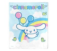 Northwest Cinnamoroll Silk Touch Throw Blanket, 50" x 60", Rainbow Clouds