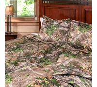Northwest Comforter & Shams Set, Polyester, Realtree Xtra Green Camo, Full/Queen