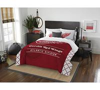 Northwest Company NHL Detroit Red Wings Comforter and Sham Set, Full/Queen, Draft