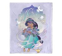 Northwest Disney 100 Silk Touch Throw Blanket, 50" x 60", Celebration Jasmine