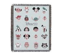 Northwest Disney 100 Woven Tapestry Throw Blanket, 48" x 60", Celebrate Friends
