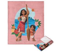 Northwest Disney Moana 2, Moana and Simea, Silk Touch Throw Blanket, 50 x 60 Inches