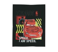 Northwest NBA x Disney Pixar Cars Plush Throw Blanket Lightning McQueen Silk Touch Soft Cozy Fleece Official Licensed Bedroom & Couch Decor 46" x 60"