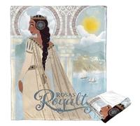 NORTHWEST Disney Wish Silk Touch Throw Blanket, 50 x 60 inches, Rosas Royalty