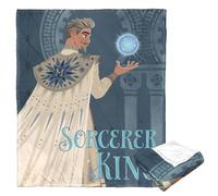 NORTHWEST Disney Wish Silk Touch Throw Blanket, 50 x 60 inches, Sorcerer King