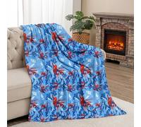 Northwest Disney x NBA Marvel Spiderman Throw Blanket Oversized Soft Fleece Silk Touch Throw Official Licensed Bedroom & Couch Decor 62" x 90"