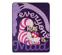 Northwest Disney's Alice in Wonderland Micro Raschel Throw Blanket, 46" x 60", Mad Cat