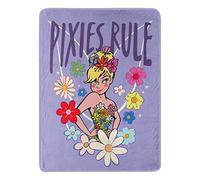 Northwest Disney's Fairies Tinker Bell Micro Raschel Throw Blanket, 46" x 60", Pixies Rule