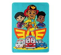 Northwest Disney's Firebuds Micro Raschel Throw Blanket, 46" x 60", On The Move