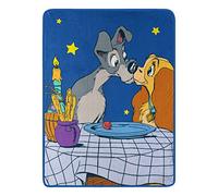 Northwest Disney's Lady & The Tramp Micro Raschel Throw Blanket, 46" x 60", Dinner for Two