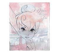 NORTHWEST Disney's Tinker Bell Silk Touch Throw Blanket, 50" x 60", Dreams Do Come True