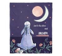 Northwest Disney's Winnie The Pooh Silk Touch Throw Blanket, 50" x 60", Star Gazer Eeyore