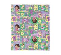NORTHWEST Dora The Explorer Vamos Silk Touch Throw Blanket, Soft Fleece, Cartoon Character, 40 x 50 inches