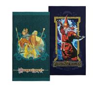 NORTHWEST Dungeons & Dragons Beach Towel 2-Pack - Soft, Sand-Free, Fast-Drying Oversized Pool Towels, Lance Wizard Realms Design, 30" x 60"