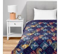 NORTHWEST Dungeons & Dragons Dragons & Dice Quilted Blanket, Comfy Bed Couch Throw, Adults Boys Girls, All Seasons Blanket, 60 x 80 inches