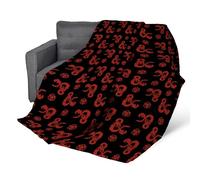 NORTHWEST Dungeons & Dragons “Heed The Call” Twin Quilted Blanket, Cozy Fantasy Bedding for Gamers, Kids & Adults, Throw for Bedroom, Sofa, or Game Room Décor, 60 x 90 Inches