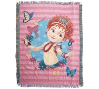Northwest Fancy Nancy Mademoiselle Woven Tapestry 48"""" x 60"""" Throw Blanket