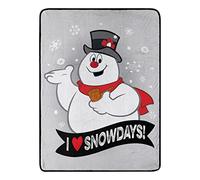 Northwest Frosty The Snowman Micro Raschel Throw Blanket, 46" x 60", Snowdays