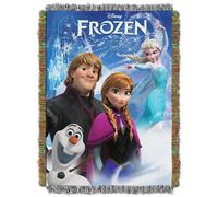 Northwest Frozen Woven Tapestry Throw Blanket 48"""" x 60"""" Frozen Day