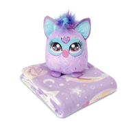 Northwest Furby Starry Rainbows Hugger Pillow & Silk Touch Throw Blanket Set, Stuffed Animal, 50x60 inches and 11 inch Plushie