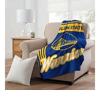NORTHWEST Golden State Warriors NBA Officially Licensed 46″×60″ Microfiber Throw Blanket - All Team Logos & Colors - Cozy Game Day Throw for Fans, Living Room, Couch & Dorm