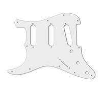 Northwest Guitars Left Hand 11-Hole Stratocaster Compatible Scratchplate White 1-ply