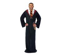 NORTHWEST Harry Potter Full Body Player Comfy Throw Blanket with Sleeves, Black,Multi, 4' x 5'11"