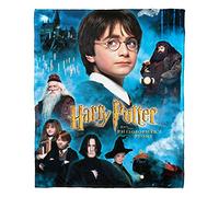 Northwest Harry Potter Silk Touch Throw Blanket, 50" x 60", Philosophers Stone