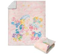 Northwest Hasbro My Little Pony, Cotton Candy Clouds, Silk Touch Sherpa Throw Blanket, 50 x 60 Inches