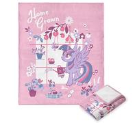 Northwest Hasbro My Little Pony, Twilight Home Grown, Silk Touch Throw Blanket, 50 x 60 Inches