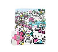 Northwest Hello Kitty Silk Touch Sherpa Throw Blanket, 60" x 80", My Cute World