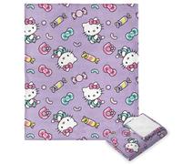 Northwest Hello Kitty Silk Touch Throw Blanket, 46" x 60", Candy Cute