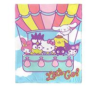NORTHWEST Hello Kitty Silk Touch Throw Blanket, 50" x 60", Flying Together
