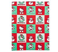 Northwest Hello Kitty Silk Touch Throw Blanket, 50" x 70", Holiday Hugs