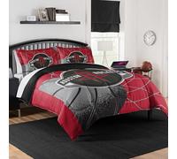 NORTHWEST Houston Rockets Officially Licensed NBA Comforter Set - Full/Queen & Twin/Twin XL - Soft Bedding with Team Logo & Pillow Shams - Basketball Fan Bedroom Set, Full/Queen