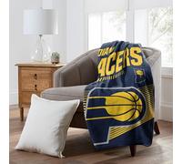 NORTHWEST Indiana Pacers NBA Officially Licensed 60″×80″ Raschel Blanket - All Team Logos & Colors - Extra-Large Game Day & Bedroom Throw for Fans & Decor