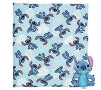 Northwest Lilo & Stitch Classic Palms Character Hugger Pillow & Silk Touch Throw Blanket Set, 40" x 50"
