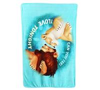 NORTHWEST Lion King Micro Raschel Throw Blanket, 46" x 60", Feel The Love