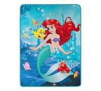 Northwest Little Mermaid/Ariel Micro Raschel Throw Blanket, 46" x 60", Floatie Friends