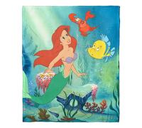 Northwest Little Mermaid/Ariel Silk Touch Throw Blanket, 50" x 60", Underwater Friends