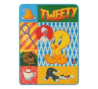 Northwest Looney Tunes Micro Raschel Throw Blanket, 46" x 60", Artsy Tweety
