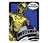 NORTHWEST Lucas Films’ Star Wars, “Doomed” 45 60-inch Fleece Throw Company, Polyester, Multi-Colored, 45" x 60"