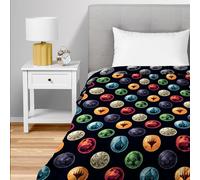 NORTHWEST Magic The Gathering Magic Icons Queen/King Quilted Blanket, Comfy Throw, Adults Boys Girls, Soft Lightweight Bedding for Bed, or Couch, 90 x 90 inches