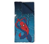 Northwest Marvel Spider-Man Web Chill Silk Touch Sherpa Slumber Bag, 27 x 56 Inches