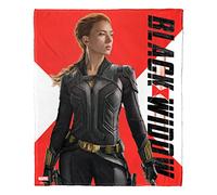 NORTHWEST Marvel's Black Widow Silk Touch Throw Blanket, 50" x 60", Spy Game