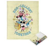 Northwest Mickey Mouse Silk Touch Throw Blanket, 50" x 60", Eggcellent