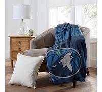 NORTHWEST Minnesota Timberwolves NBA Officially Licensed 60″×80″ Raschel Blanket - All Team Logos & Colors - Extra-Large Game Day & Bedroom Throw for Fans & Decor