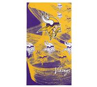 Northwest Minnesota Vikings NFL Distorter Micro Fiber Beach Towel 40 x 72 Inches