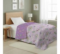 Northwest My Little Pony Vintage Pony Party Quilted Throw Blanket - Official Fleece Blanket Featuring Classic Ponies, Soft Lightweight Bedding for Bed, or Couch, 60 x 80 Inches
