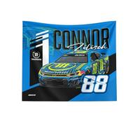 Northwest NASCAR Connor Zilisch Raising Bar Printed Wall Hanging Tapestry, 34 x 40 in, Woven Polyester Fabric, Decorative Fan Art for Bedroom Office Living Room